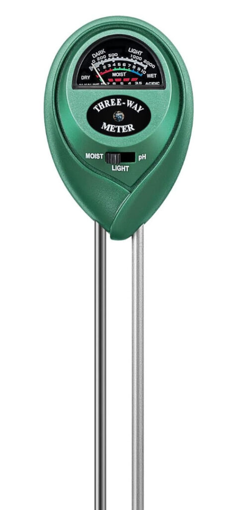 A moisture meter makes knowing if your strawberries are too dry into a science instead of guesswork. 