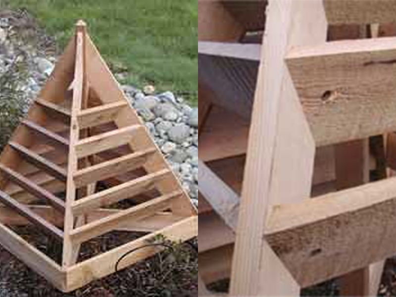 easy strawberry pyramid to build